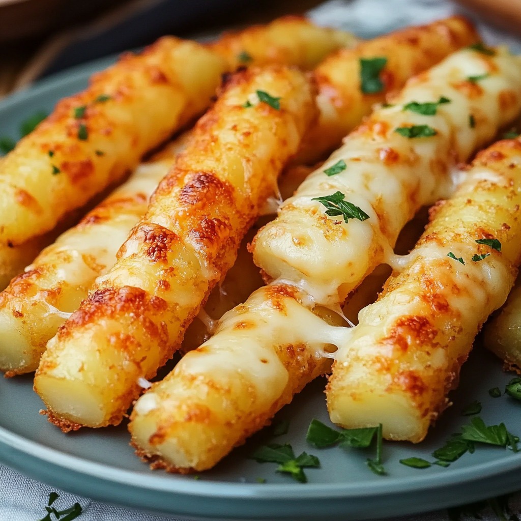 Simple Potato Cheese Sticks Recipe