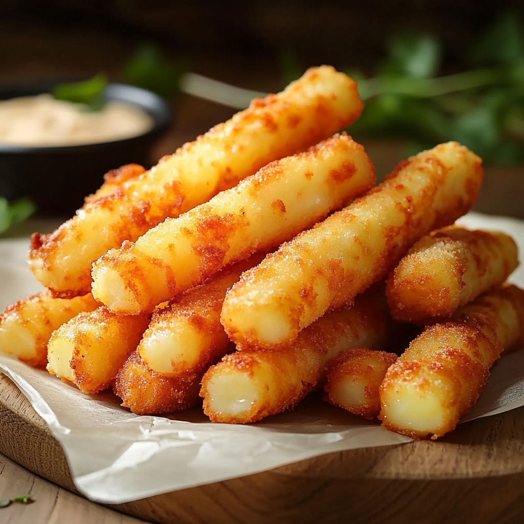 Crispy Cheesy Potato Sticks