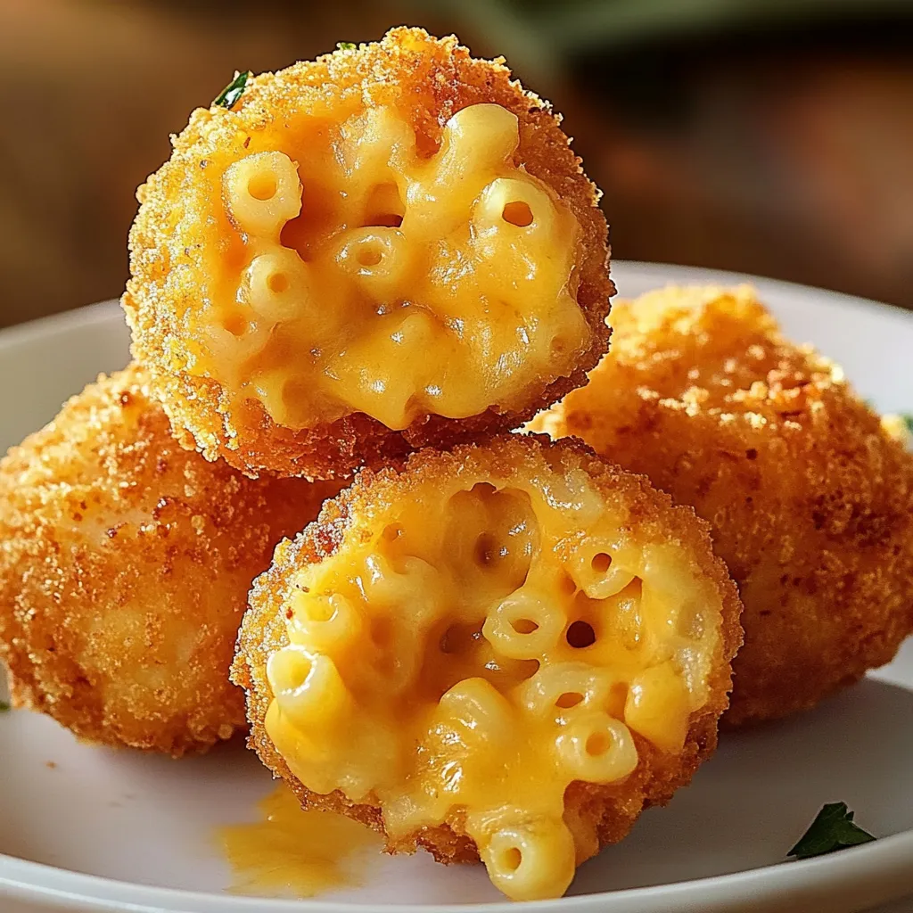 Crunchy Fried Mac and Cheese Balls