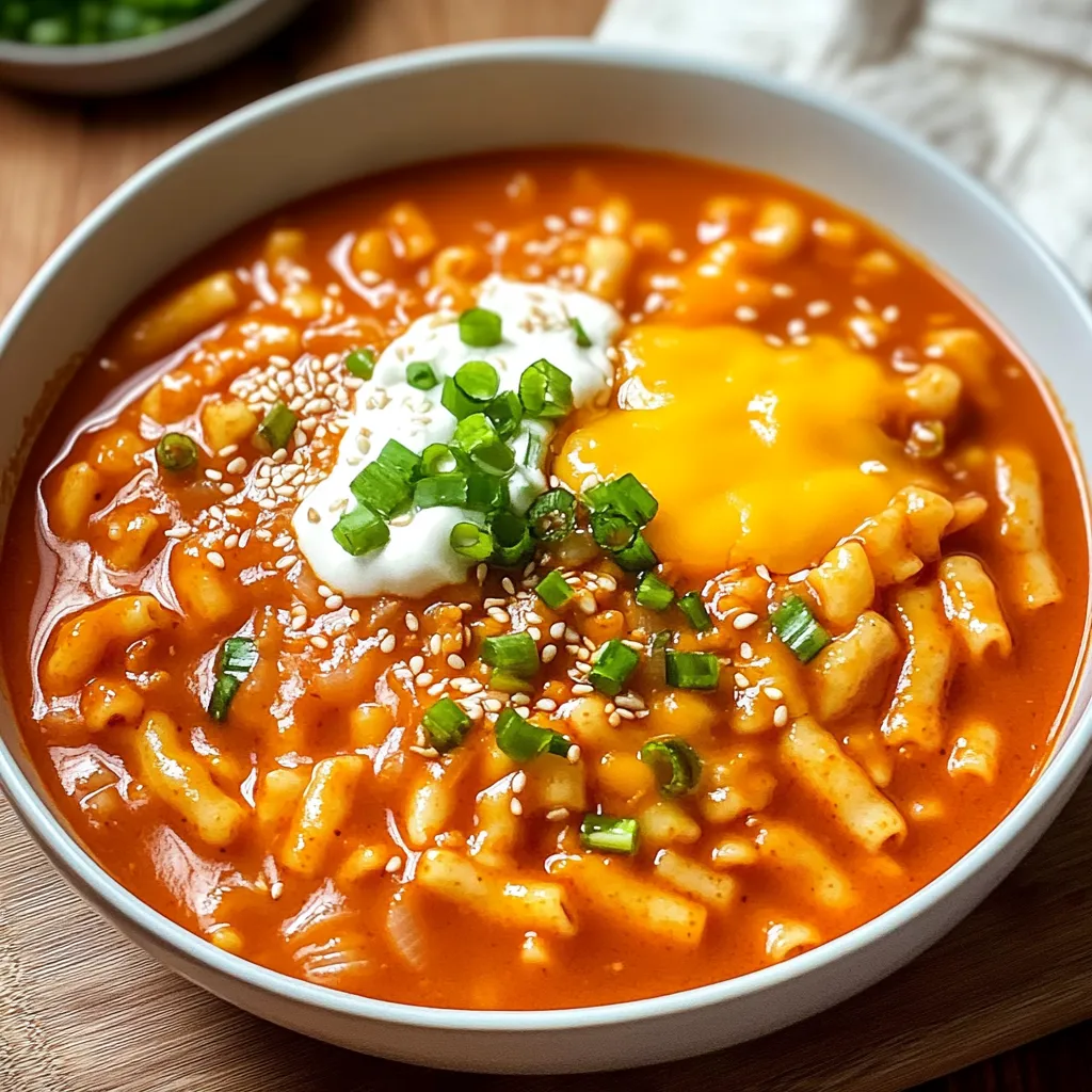 A bowl of soup with a dollop of sour cream on top.
