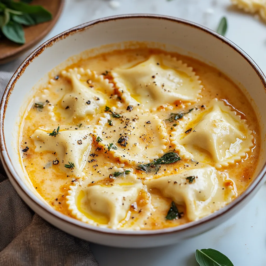 A bowl of pasta with cheese and herbs.