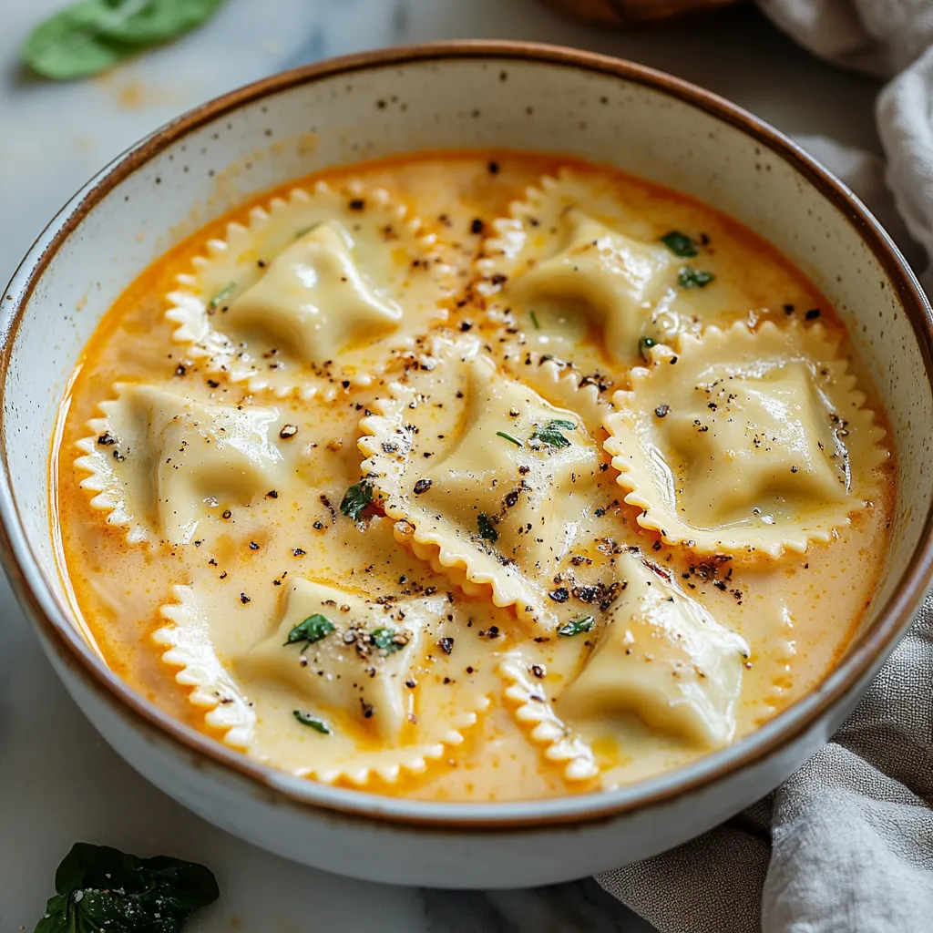 A bowl of pasta with a spoon in it.