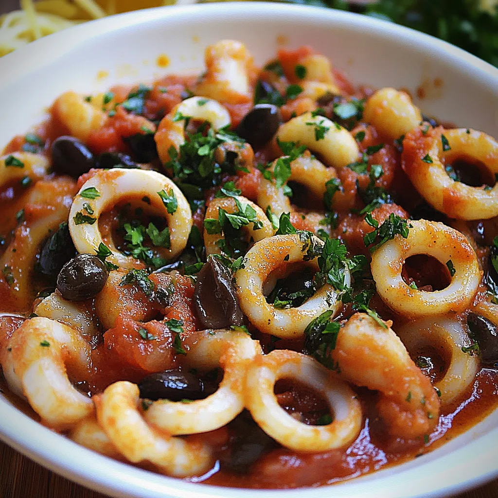 A bowl of pasta with tomato sauce and a side of garlic bread.