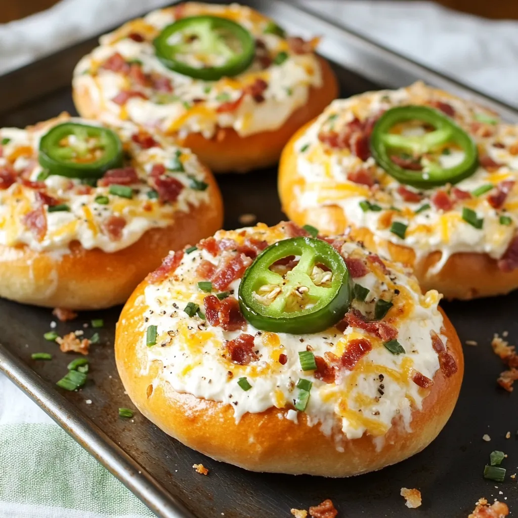 A tray of bacon and cheese stuffed jalapenos.