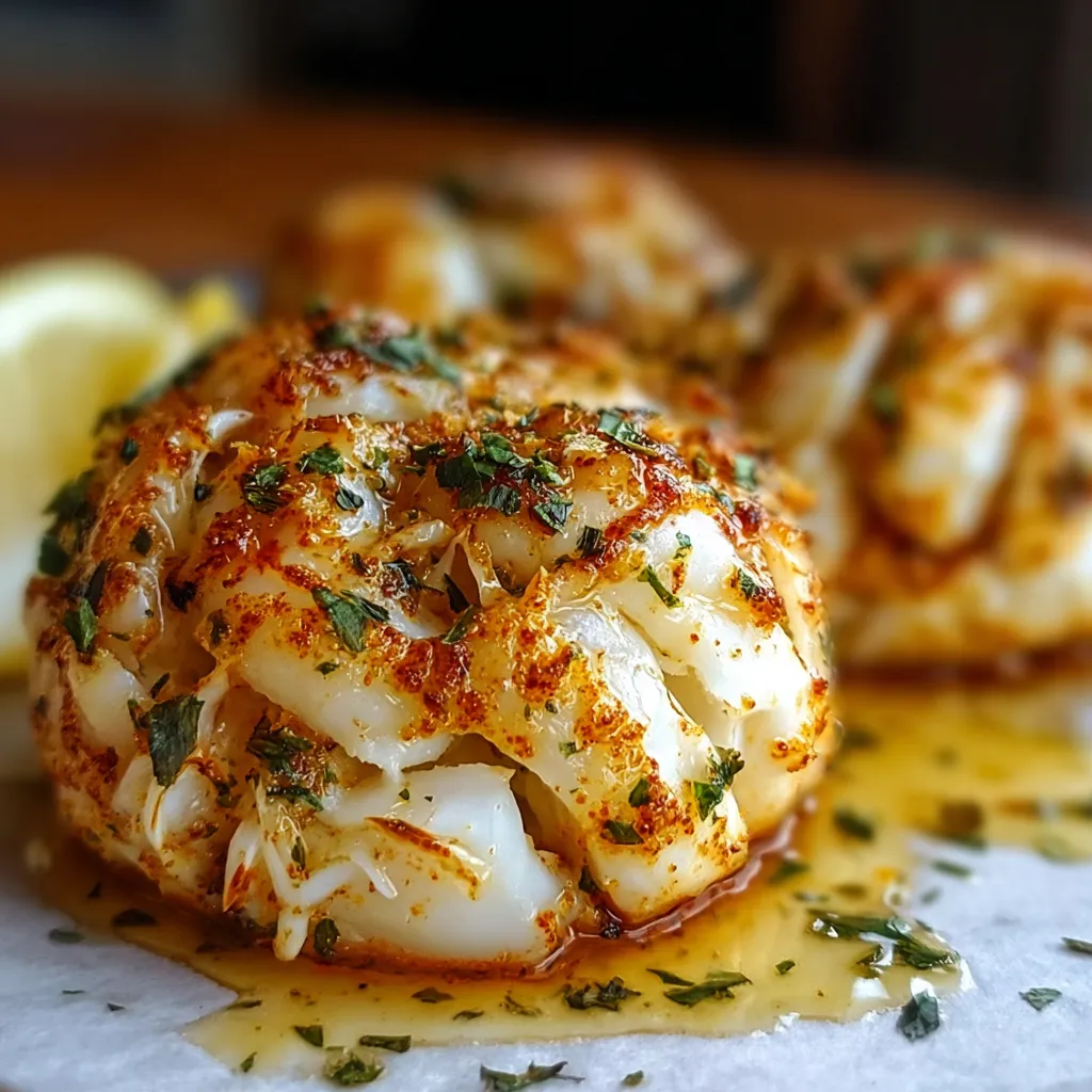 A plate of shrimp with lemon and spices.
