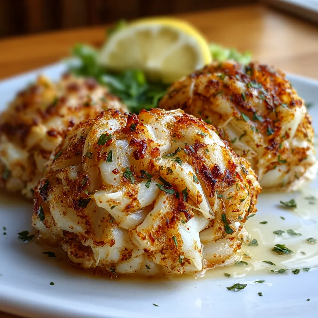 A plate of food with a lemon wedge on it.