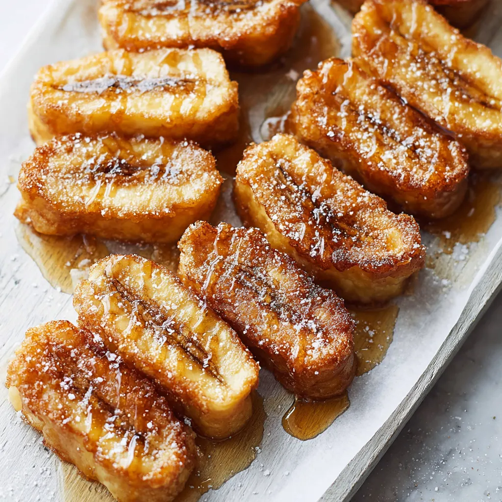 A plate of banana bread with sugar on top.