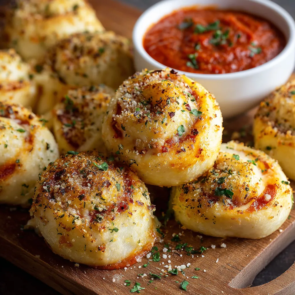 A bowl of sauce next to a plate of pastries.