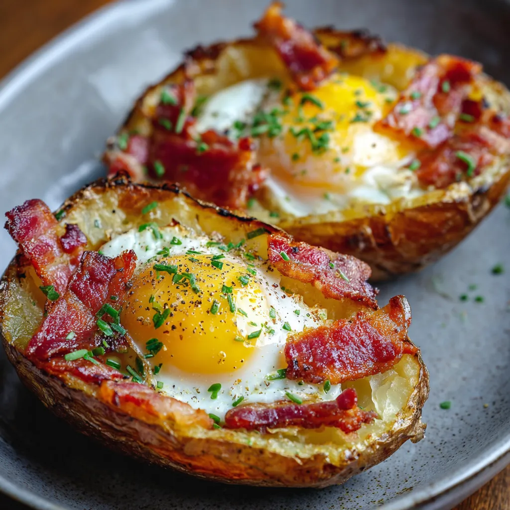 Two eggs in bacon.