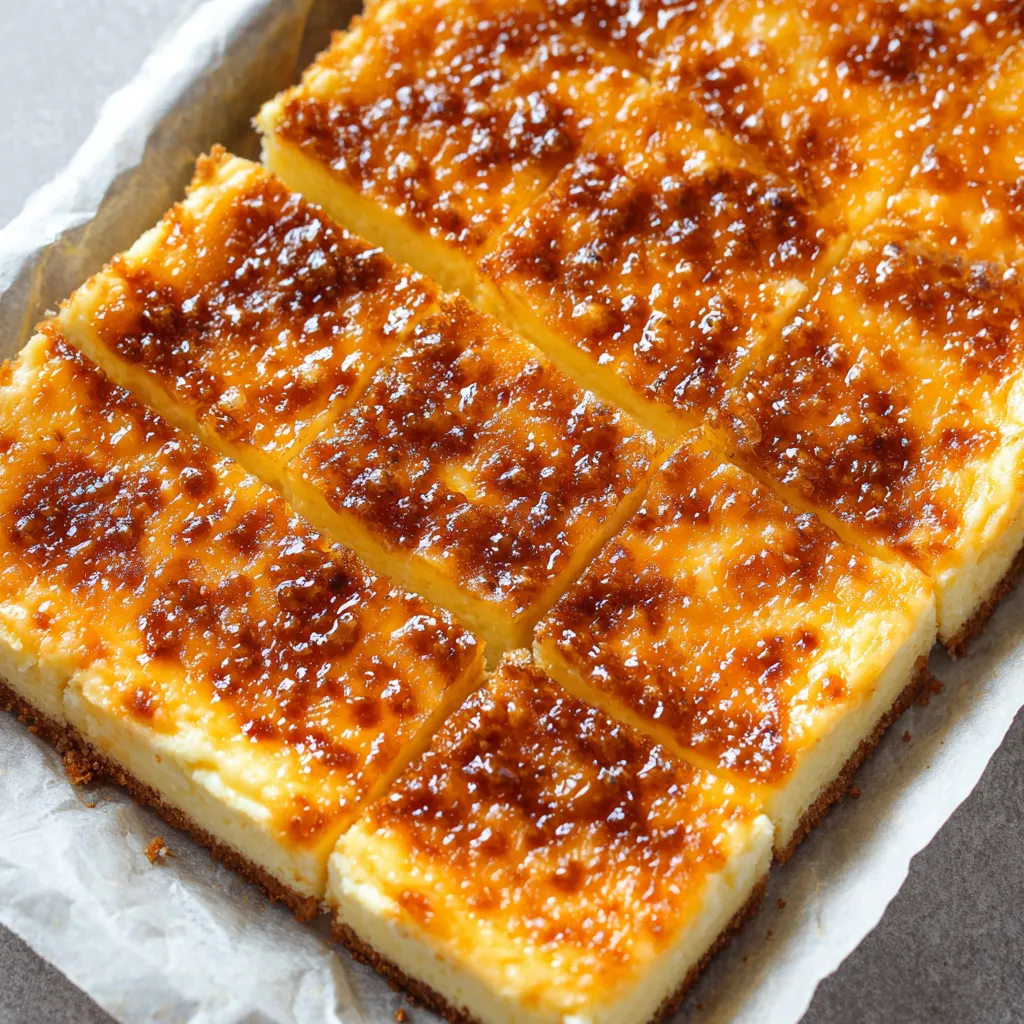 A slice of cheesecake with caramel sauce on top.