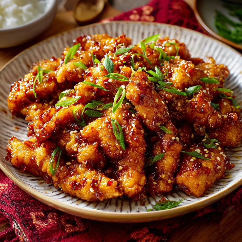 A plate of chicken with sauce on it.