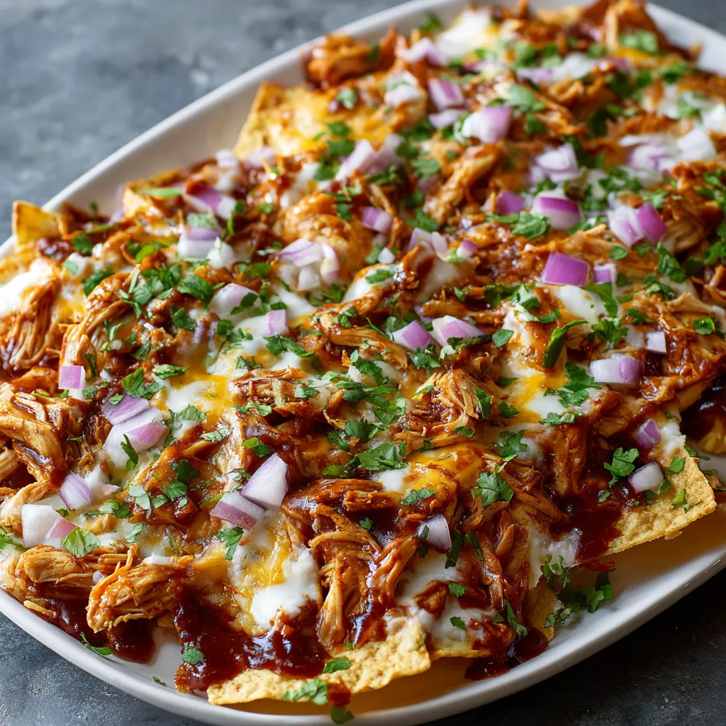 A plate of food with chicken and onions.