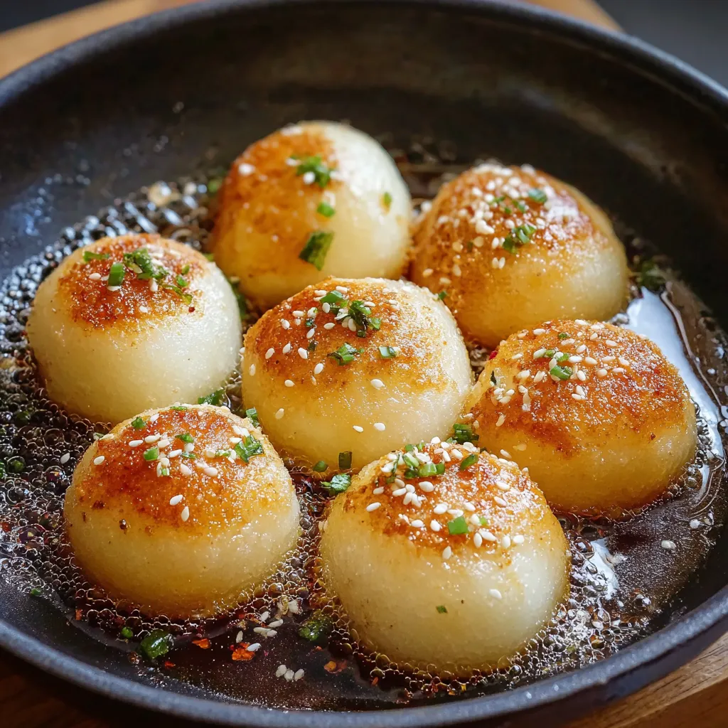 A pan of food with a spoon in it.