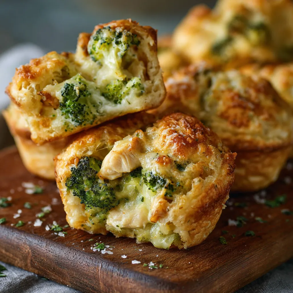 A plate of broccoli and cheese bites.