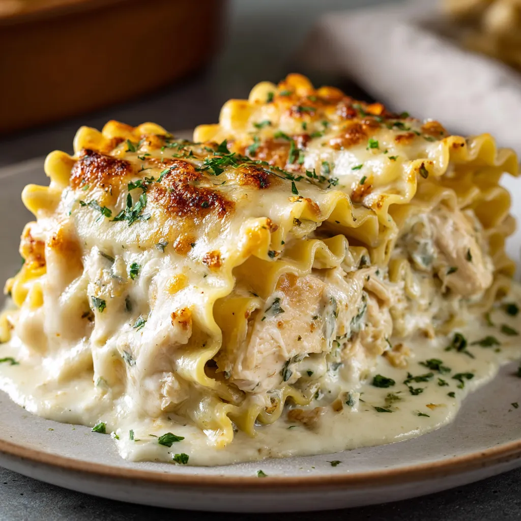 A plate of food with pasta and chicken.