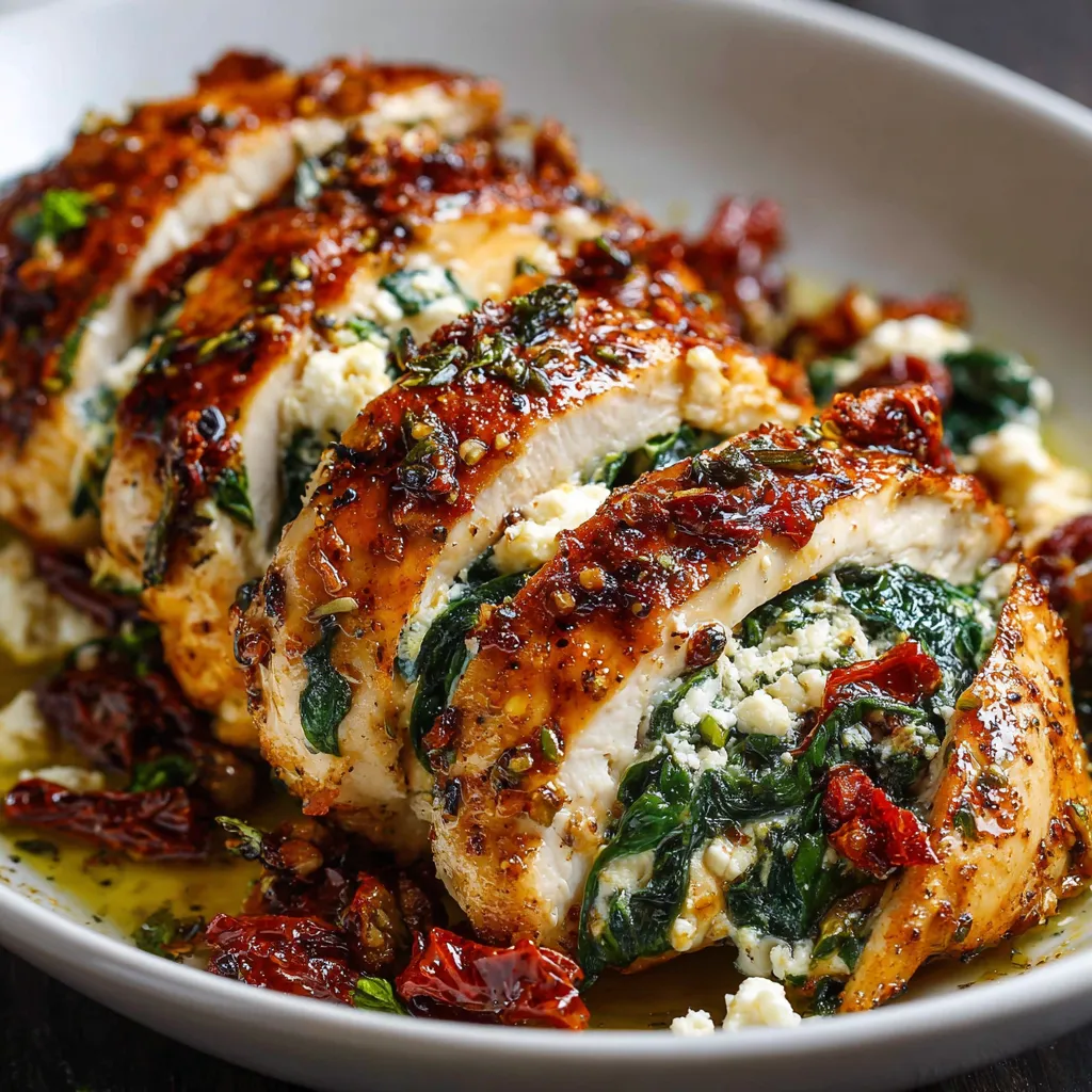 A plate of chicken with greens on top.