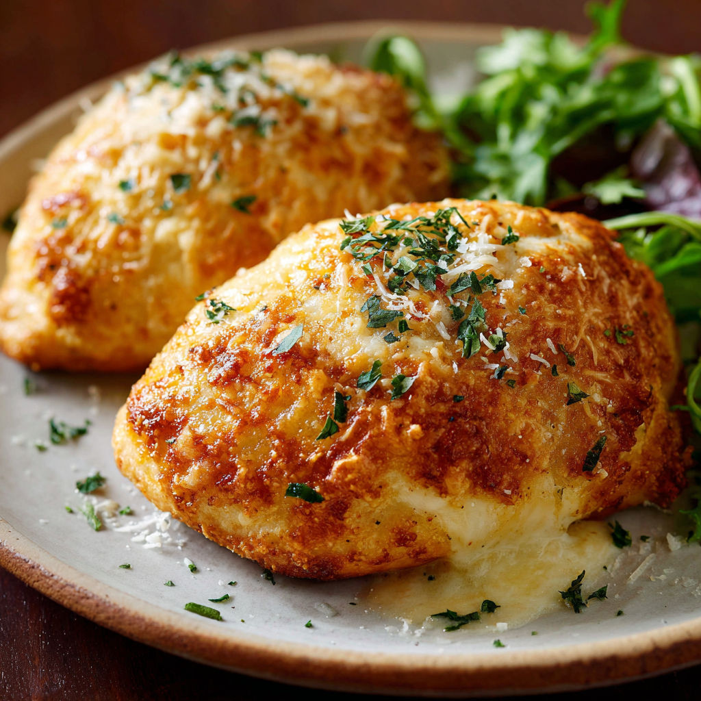 A plate of food with chicken and greens.