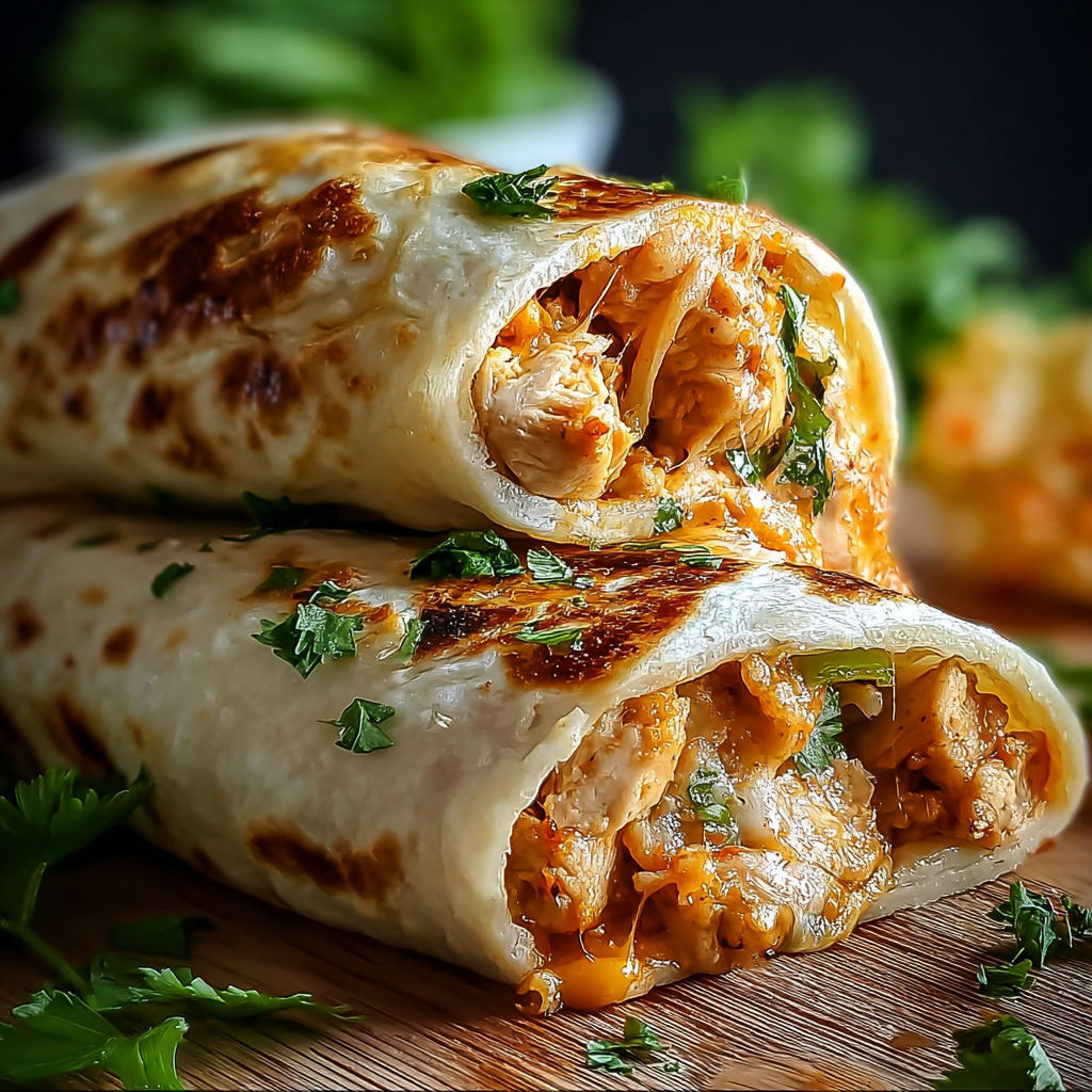 A burrito with meat and cheese.