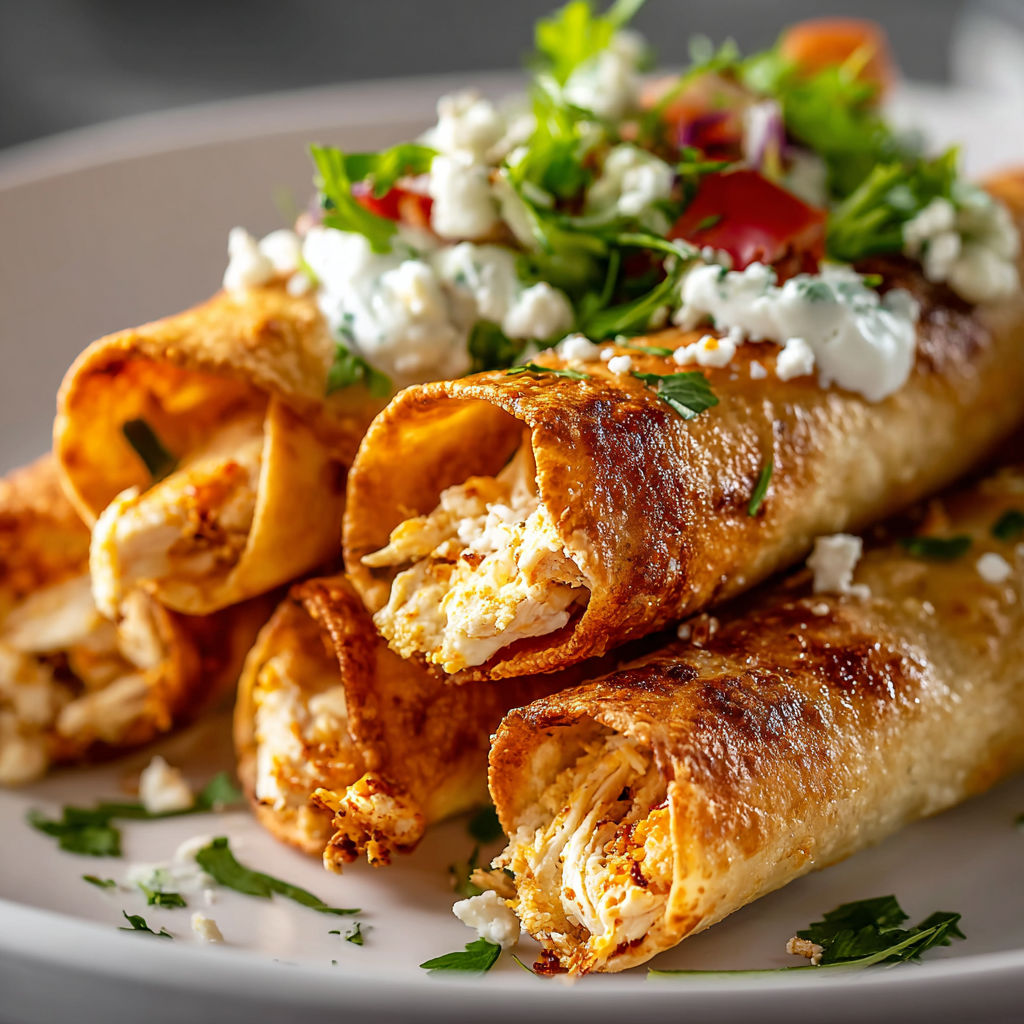 A plate of food with a fried egg roll and a salad.