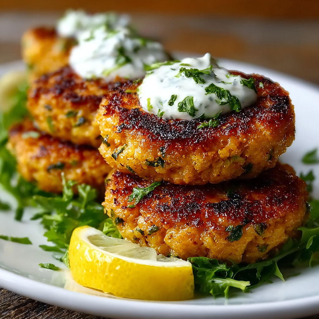 A plate of food with a lemon wedge on top.