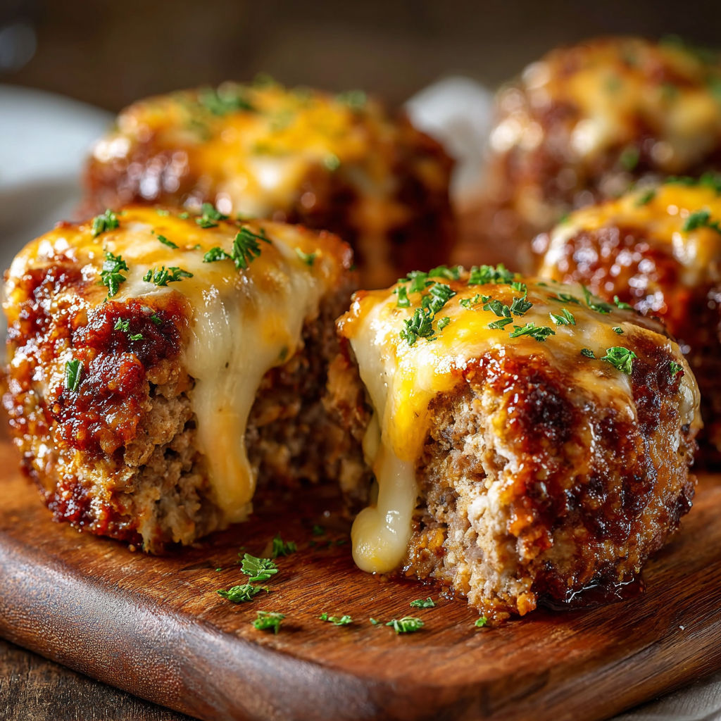 A plate of food with cheese and meat on it.