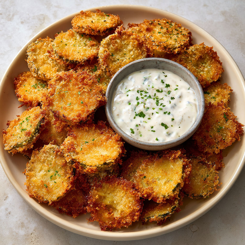 A plate of fried food with a bowl of dipping sauce.