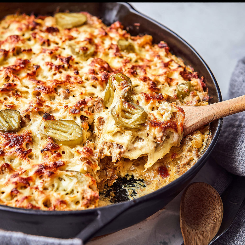 A close up of a delicious Cuban Casserole.