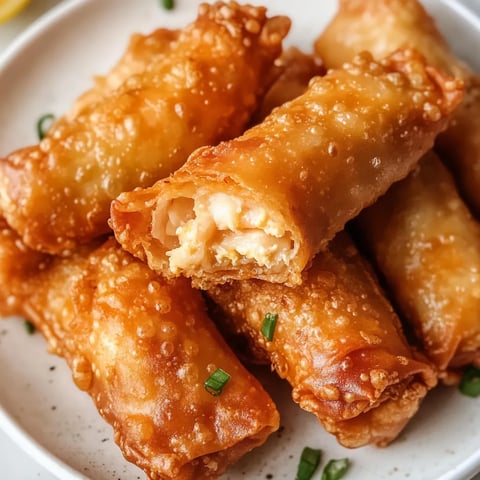 Crispy Air-Fried Chicken Rolls