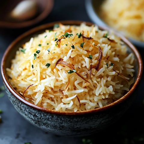 Tasty Golden Onion Butter Rice
