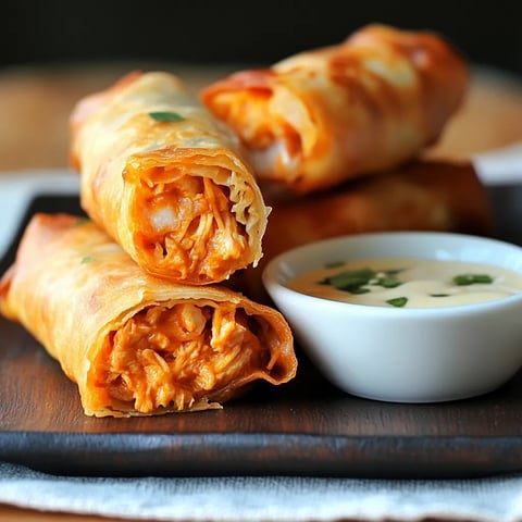 Golden Buffalo Chicken Wraps