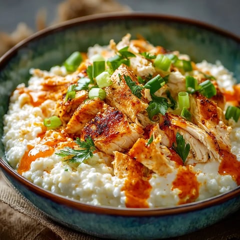A bowl of food with chicken and rice.