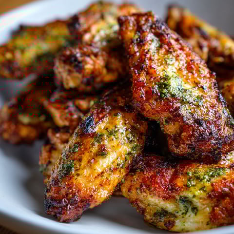 A plate of dill pickle chicken wings.