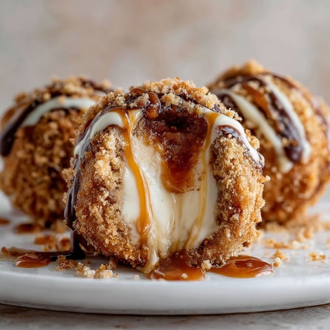 Caramel Banana Cheesecake Crunch Bombs.