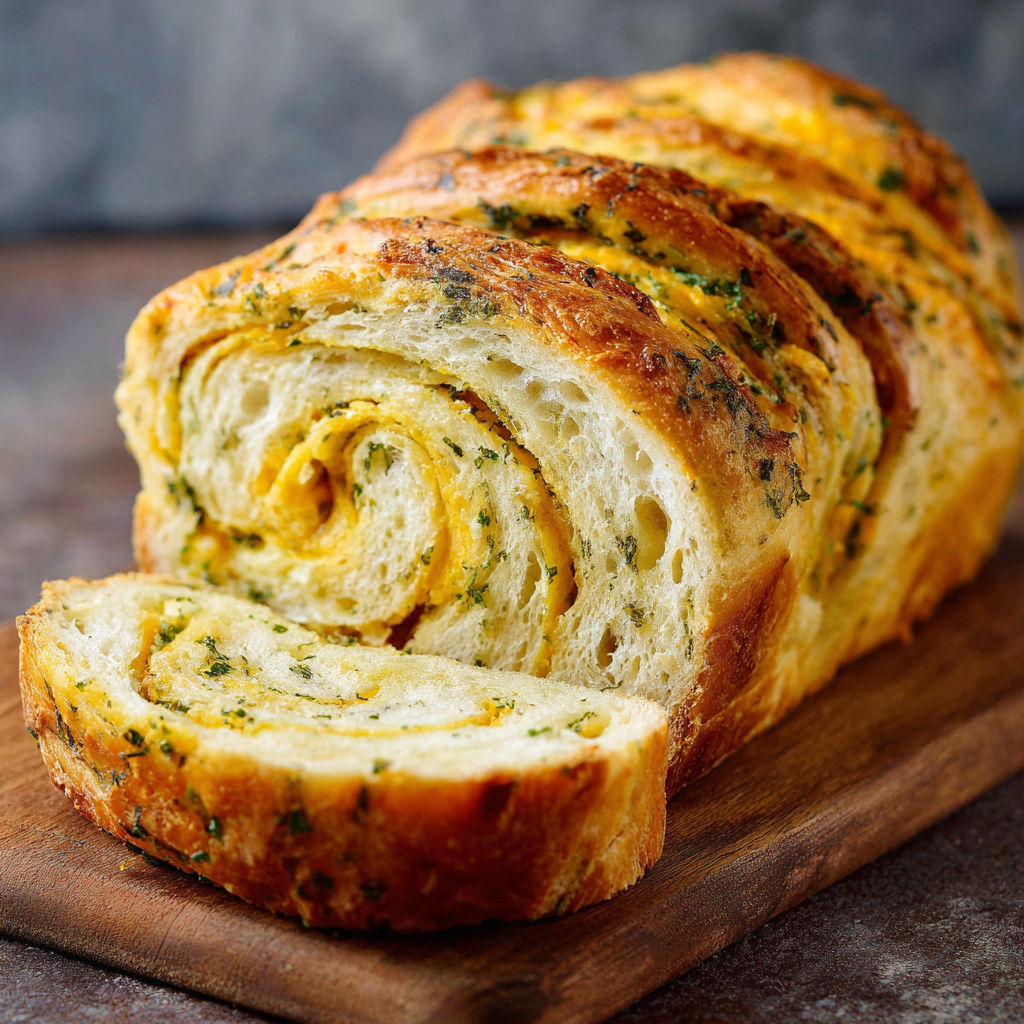 A loaf of bread with a twist.