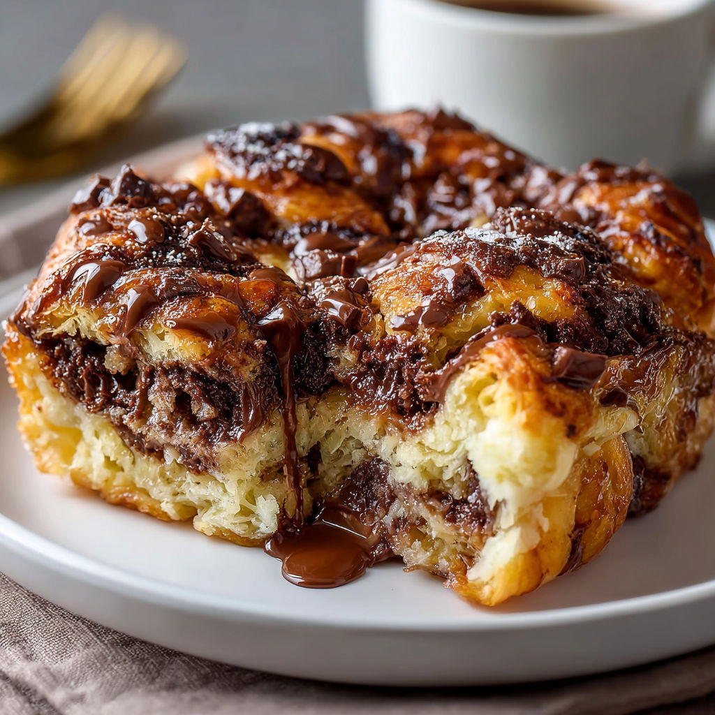 A piece of chocolate cake with chocolate drizzled on top.