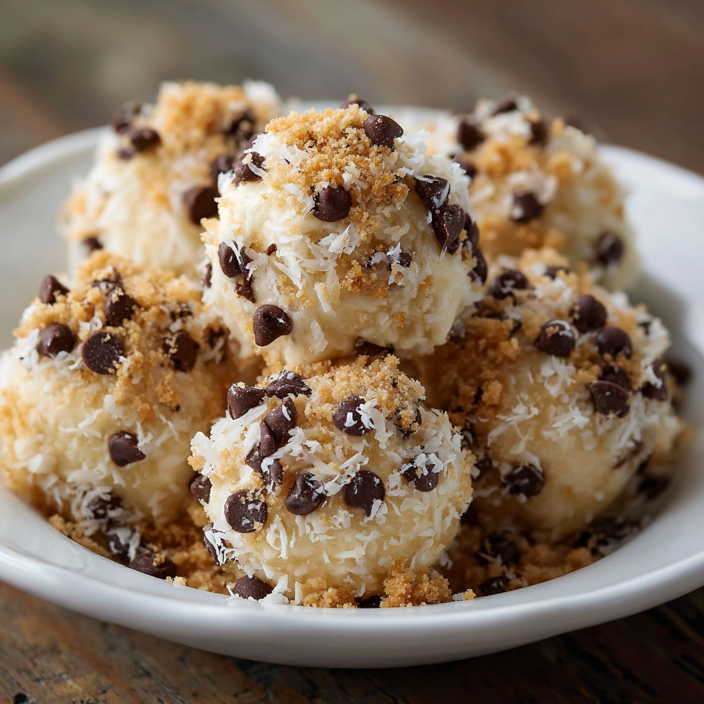 A bowl of chocolate covered balls.
