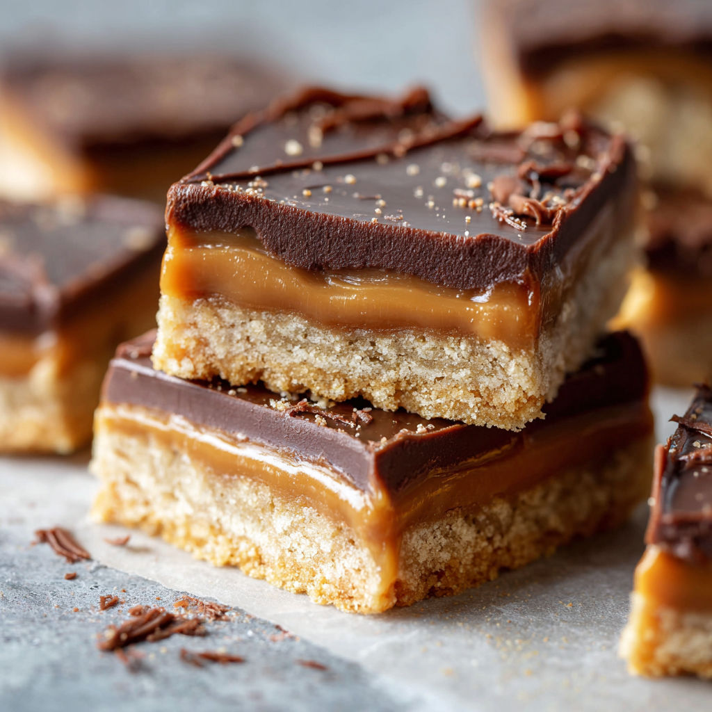 A close up of a chocolate dessert with caramel.
