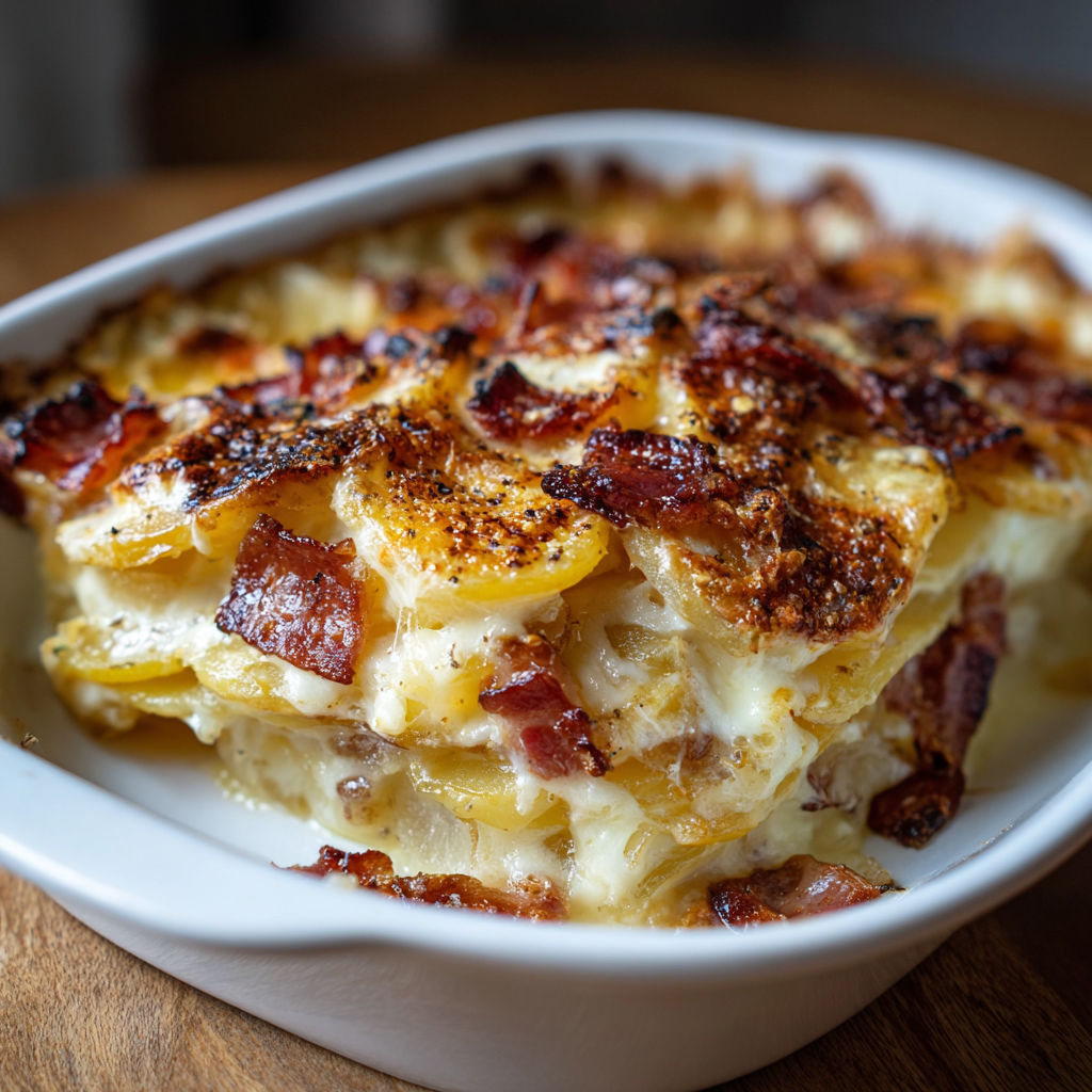 A white bowl filled with a delicious looking dish.