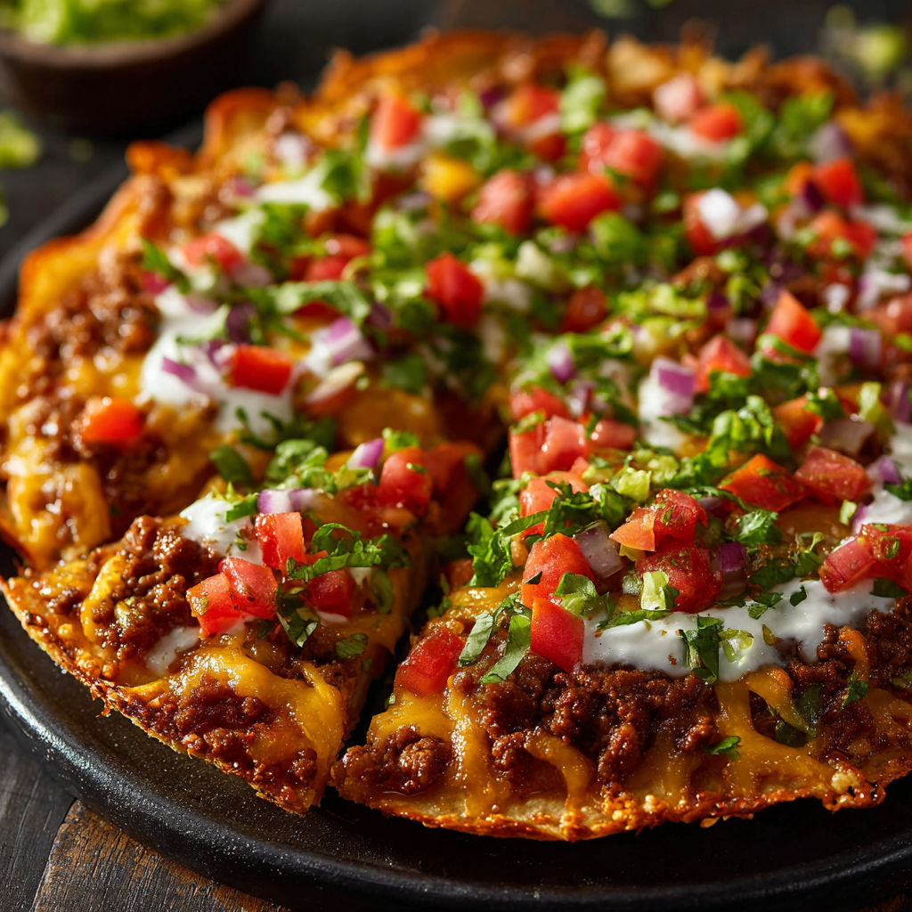 A slice of pizza with tomatoes and cheese.
