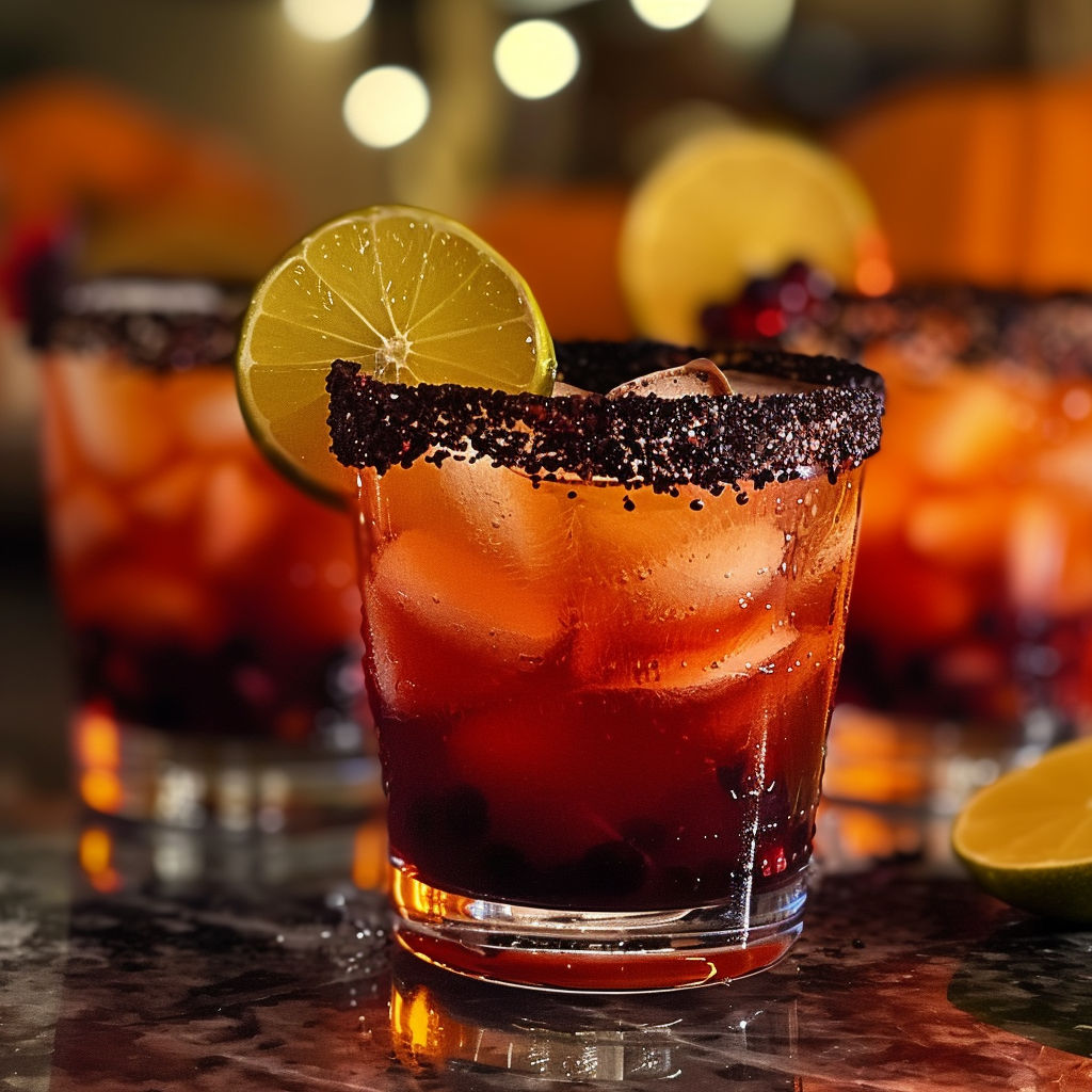 Halloween Margaritas Cocktail Recipe.
