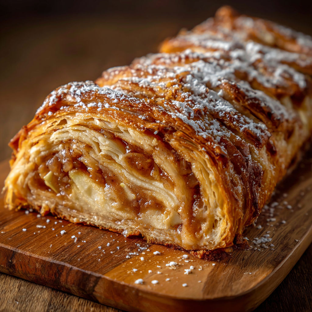 A delicious Wisconsin apple kringle.