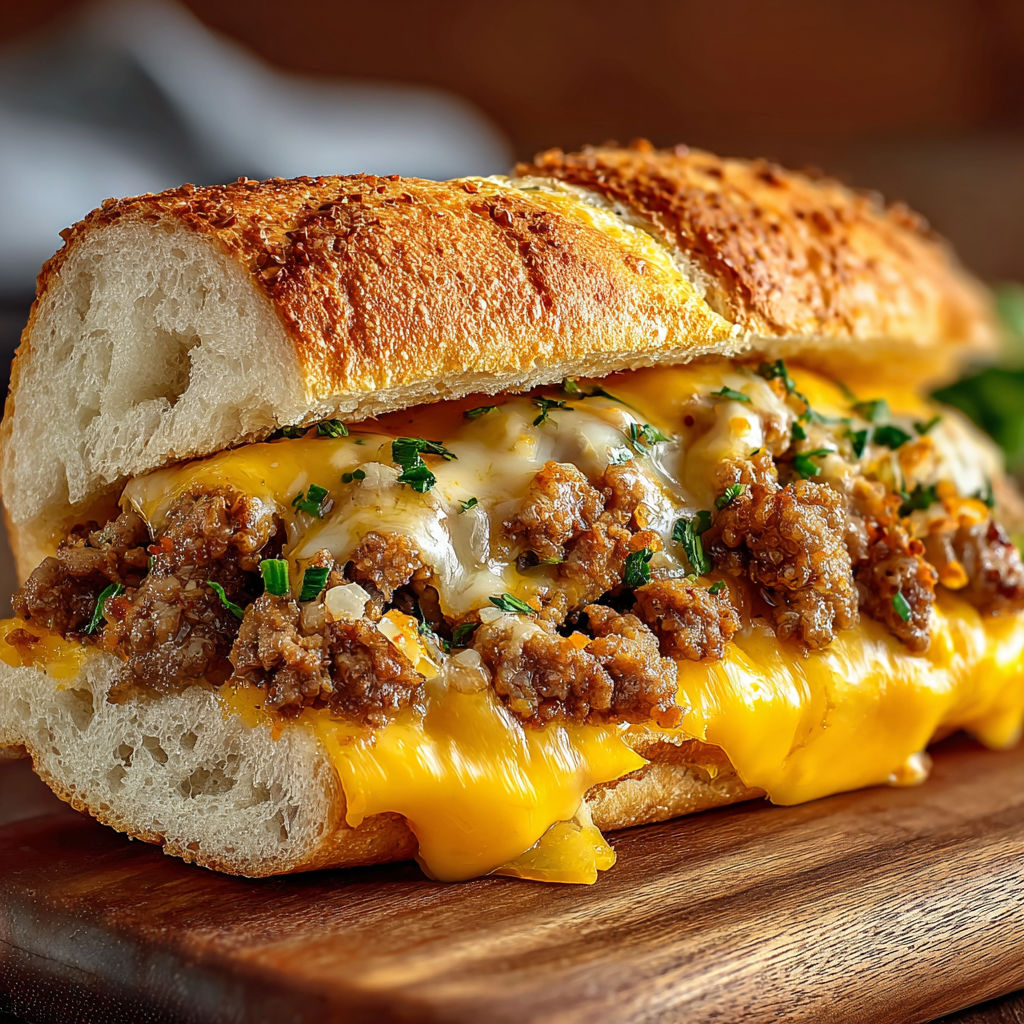 New York Chopped Cheese Sandwich