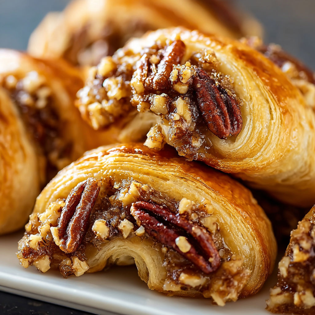 Pecan Pie Crescent Rolls.