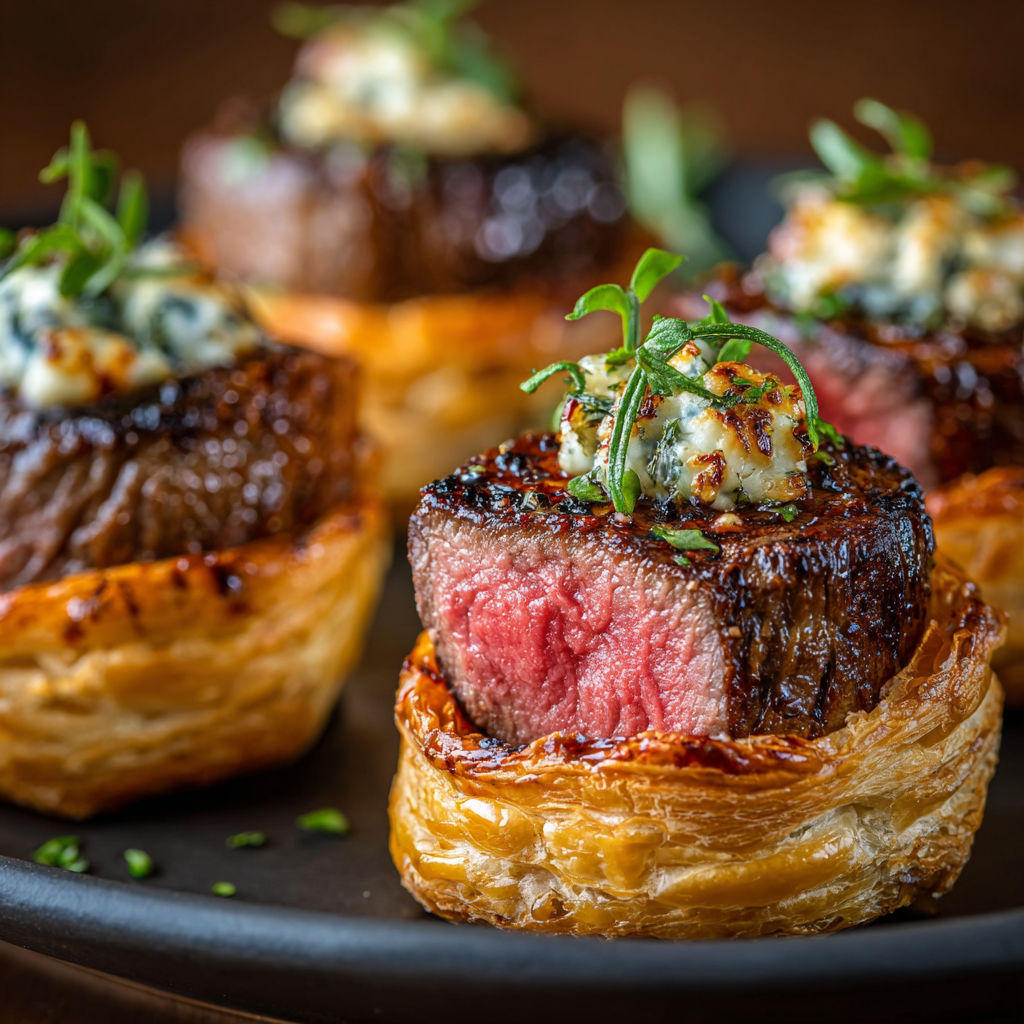 A plate of food with a blue topping.