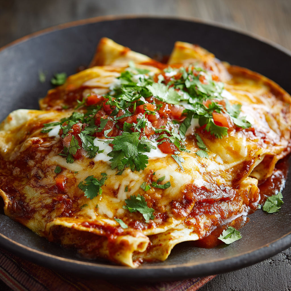 A plate of food with a burrito on it.