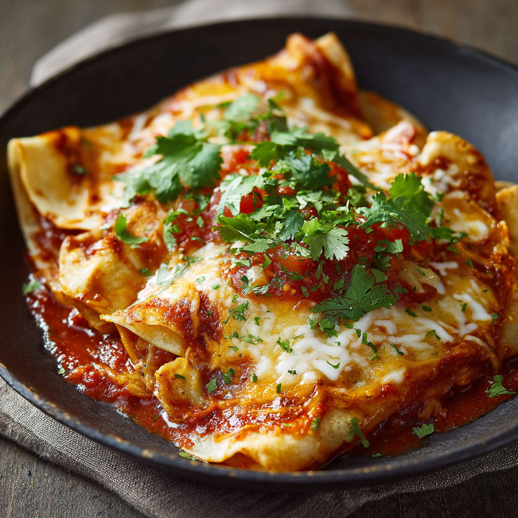 A plate of food with a bowl of food on it.