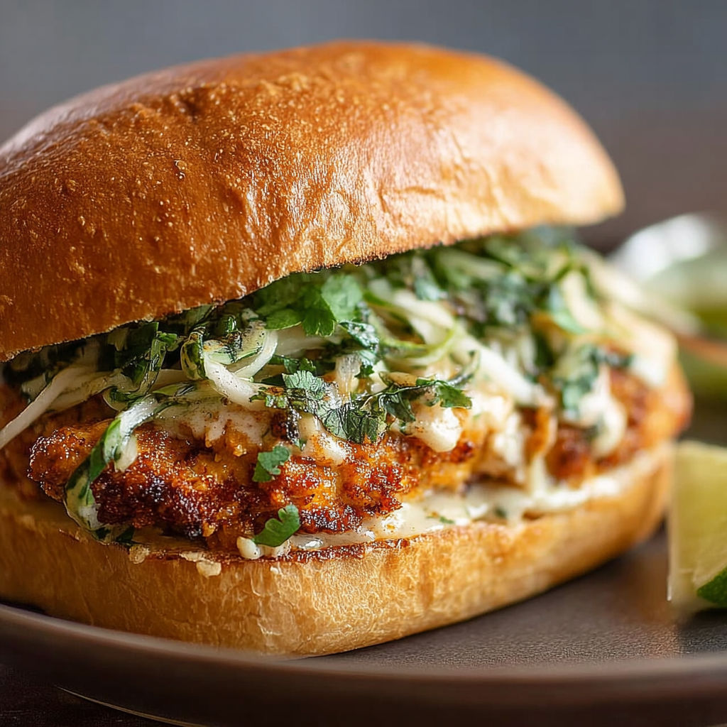 A sandwich with lettuce, tomato, and cheese.