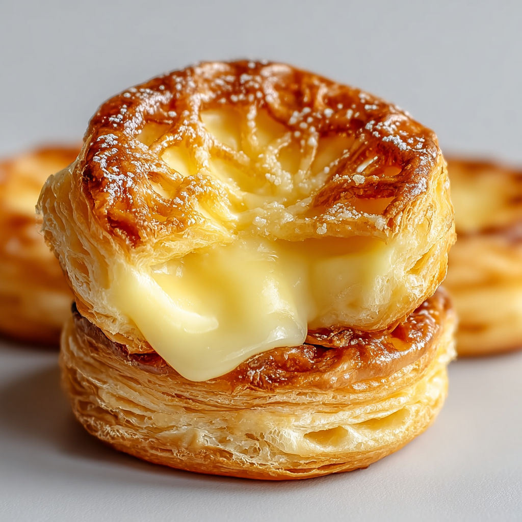 A delicious mini cheese danish.