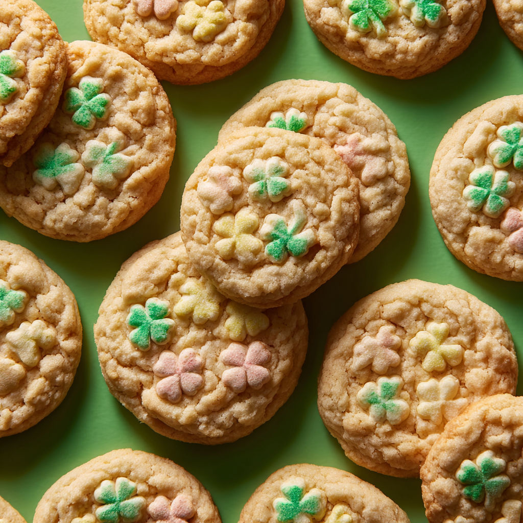 A close up of a cookie with a flower on it.