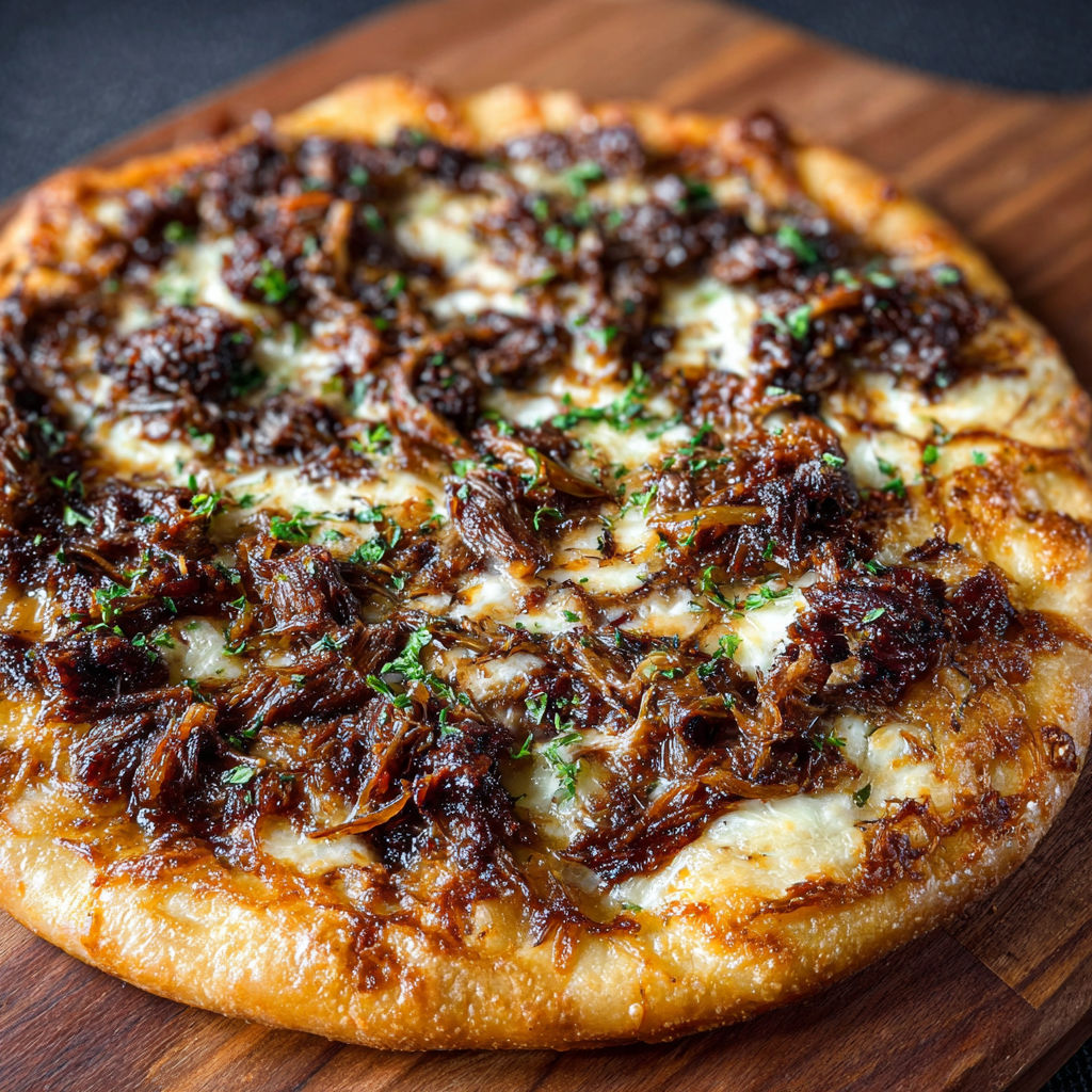 A pizza with a lot of toppings on it.
